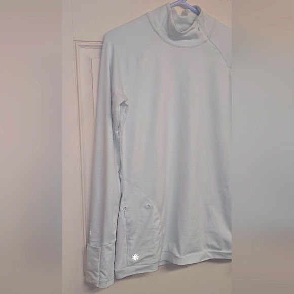 Women's Athleta Mint Mock Neck Zip Long Sleeve Running Top. Size Small.✨️ - Picture 5 of 11